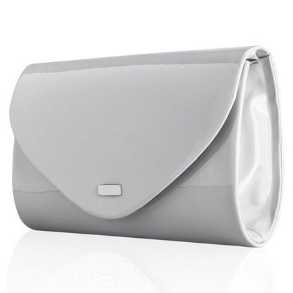 Torebka wizytowa KEMER SOLIER F15 Szary Lakier - min. zamówienie 20 / 50 / 100 szt.