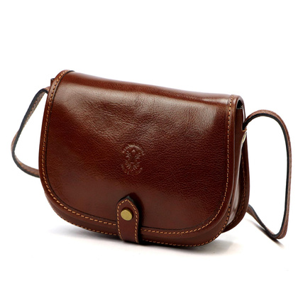 Mała torebka, listonoszka ze skóry naturalnej 49-1