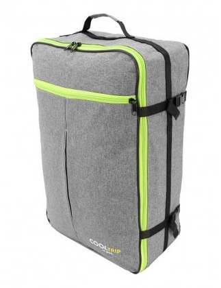 Plecak Torba podróżna podręczna PELLUCCI RGL Wizzair 26B Szaro zielony