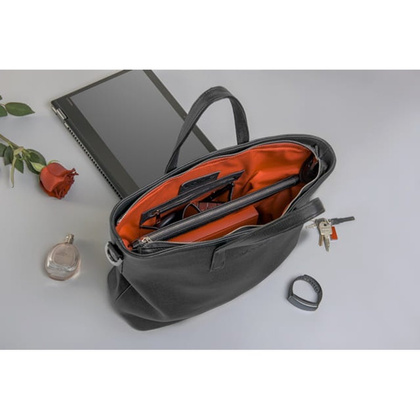 Torba damska skórzana KEMER VOOC AP1 Czarna