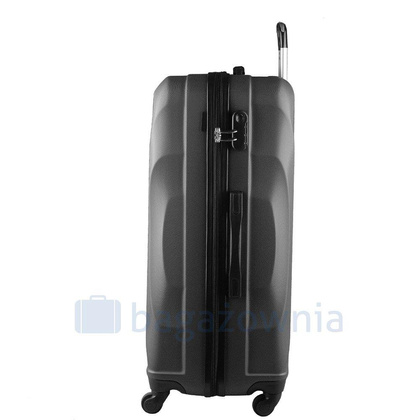 Duża walizka WINGS 159 L Szara