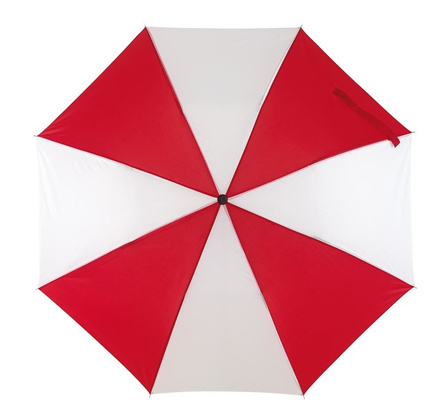 Parasol składany KEMER REGULAR Czerwony / Biały