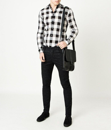 Torba skórzana na ramię KEMER SOLIER Messel Czarna - min. zamówienie 20 / 50 / 100 szt.