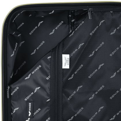 Zestaw 3 walizek WINGS HPE01-3 Czarny