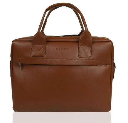 Elegancka torba na ramię BRØDRENE b03 jasny brąz Kolor wnętrza: Czarny - min. zamówienie 20 / 50 / 100 szt.