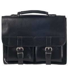 Teczka skórzana KEMER B 904/JUCHT Czarna