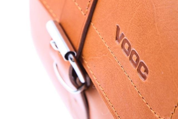 Oryginalna torba skóra KEMER VOOC Vintage P29 brąz