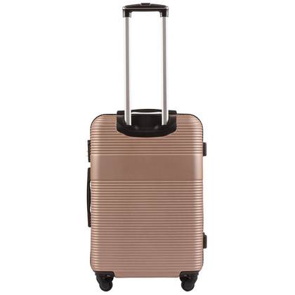 Średnia walizka WINGS 5398 M Rose Gold