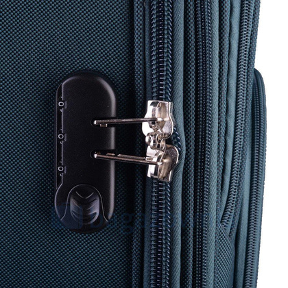 Duża walizka WINGS 1706 2K L Zielona