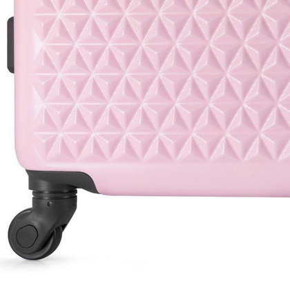 Mała kabinowa walizka KEMER SOLIER 870 Jasnoróżowa - min. zamówienie 20 / 50 / 100 szt.