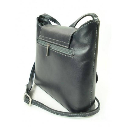 TOREBKI WŁOSKIE VERA PELLE LISTONOSZKA  SZARA  VP44G