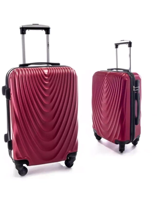 Mała kabinowa walizka PELLUCCI RGL 663 S Bordowa