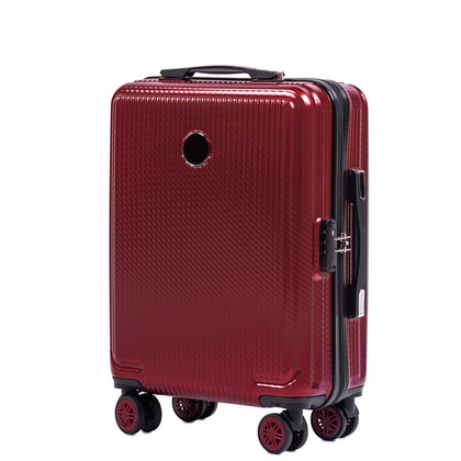 Mała kabinowa walizka WINGS PC565 S Bordowa