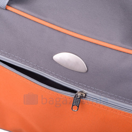 Torba podróżna podręczna PELLUCCI RGL WIZZ AIR M2 Szaro pomarańczowa