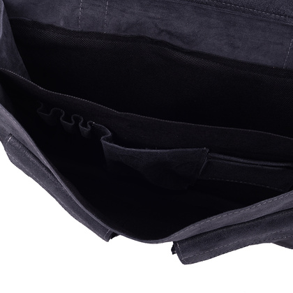 Torba skórzana na ramię KEMER CH 03 Czarna - min. zamówienie 20 / 50 / 100 szt.