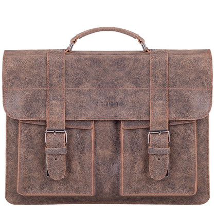 Torba skórzana na ramię KEMER CH 03 Jasny Brąz - min. zamówienie 20 / 50 / 100 szt.