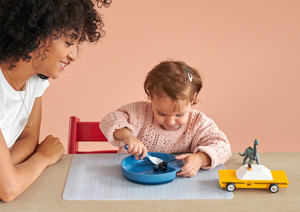 Zestaw obiadowy dziecięcy 3-szt. Mio Little Farm 108040065399