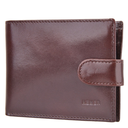 Portfel męski KEMER M 3 Brąz - min. zamówienie 20 / 50 / 100 szt.