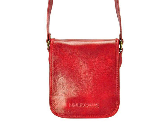 Torebka damska skórzana KEMER 855T Czerwona