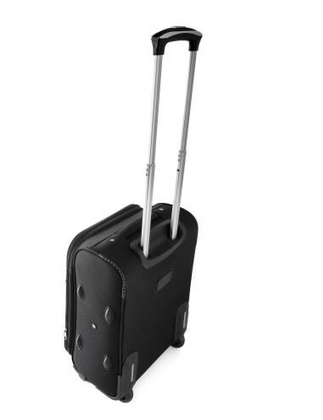 Mała kabinowa walizka PELLUCCI RGL 1003 S Czarno Czerwona