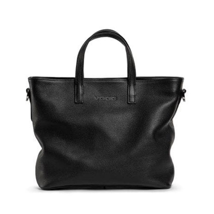 Torba damska skórzana KEMER VOOC AP1 Czarna