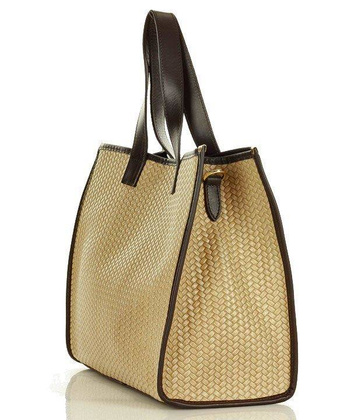 Torba damska skórzany kuferek handbag - MARCO MAZZINI beż cappuccino - min. zamówienie 20 / 50 / 100 szt.