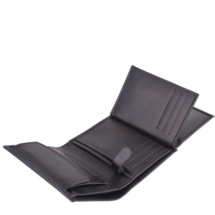 Portfel męski skórzany KEMER P4L Czarny