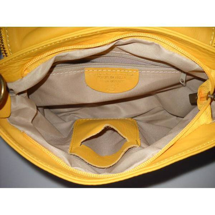 TOREBKI  SKÓRZANE  LISTONOSZKI  a5  VERA PELLE  ŻÓŁTA VP1017GG  ŚLĄSKIE