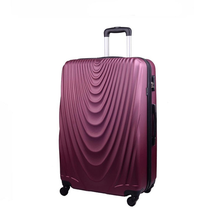 Średnia walizka WINGS 304 M Bordowa