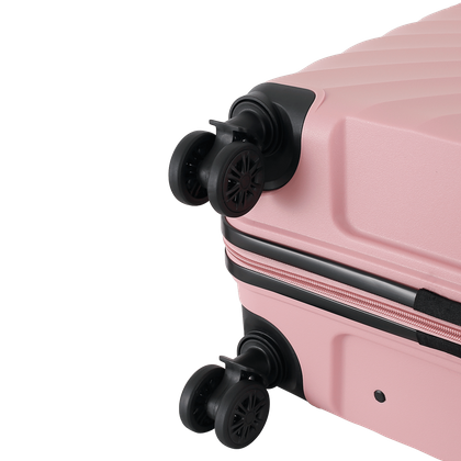 Zestaw 3 walizek WINGS HPE01-3 Dusty Pink