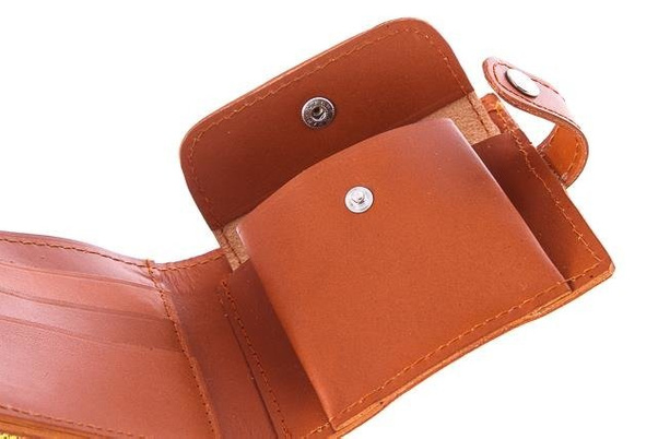 Portfel skórzany unisex KEMER VOOC Vintage P21 Naturalny