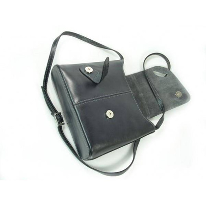 TOREBKI WŁOSKIE VERA PELLE LISTONOSZKA  SZARA  VP44G