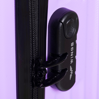 Zestaw 3 walizek WINGS TR059 L.PURPLE
