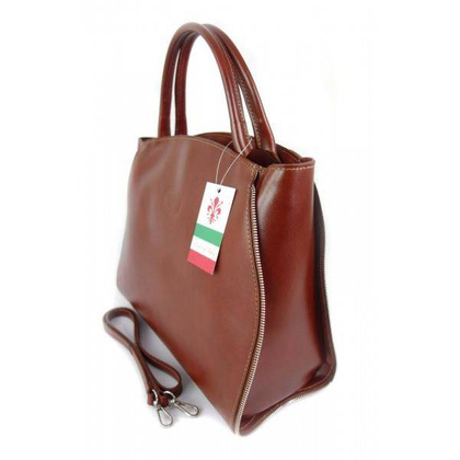 Kuferek Vera Pelle A4 teczka ,aktówka Brązowa K12M