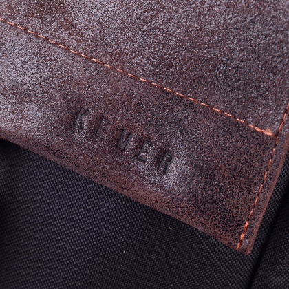 Torba skórzana KEMER TSM15 Brąz / Czarny - min. zamówienie 20 / 50 / 100 szt.