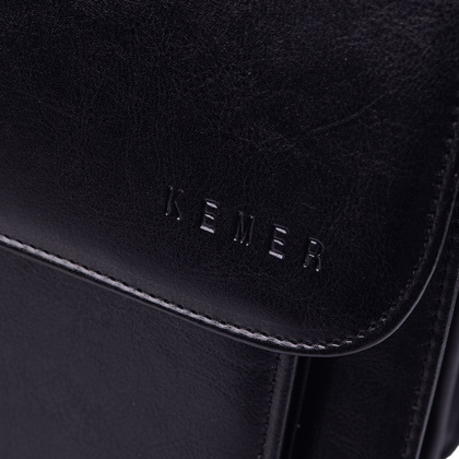 Teczka męska KEMER S 392/MB Czarna