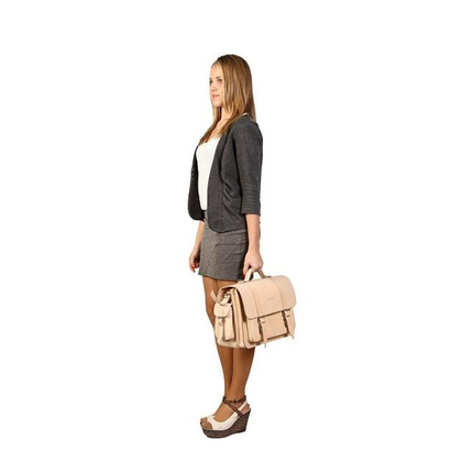 Torba/ plecak 3-komory KEMER VOOC Vintage P22 koniak