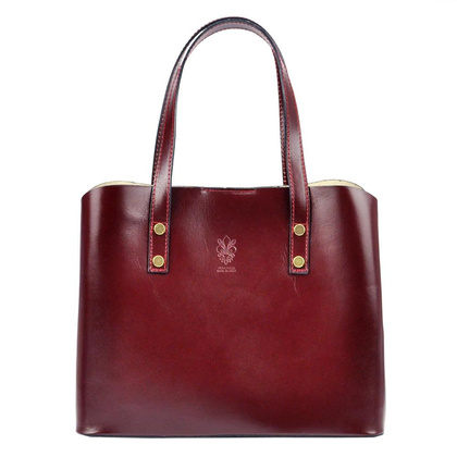 Torebka skórzana PELLUCCI 1910 Granatowa