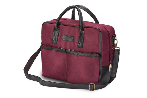 Torba na laptop 15" KEMER SOLIER Limerick Bordowa - min. zamówienie 20 / 50 / 100 szt.