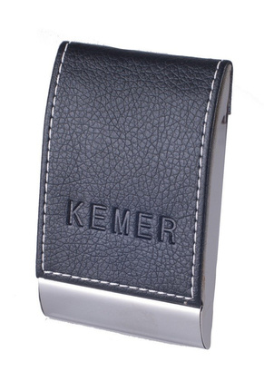 Etui na wizytówki KEMER 52904401 Czarne - min. zamówienie 20 / 50 / 100 szt.