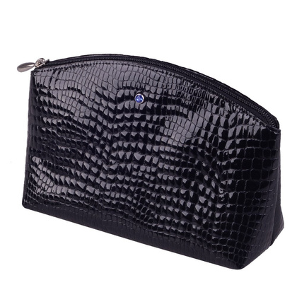 Kosmetyczka skórzana KEMER KO320 Czarny Lakier - min. zamówienie 20 / 50 / 100 szt.