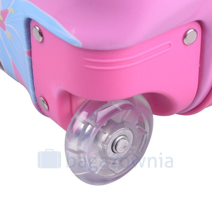 Walizka dziecięca KEMER RGL MOTYLEK Różowa