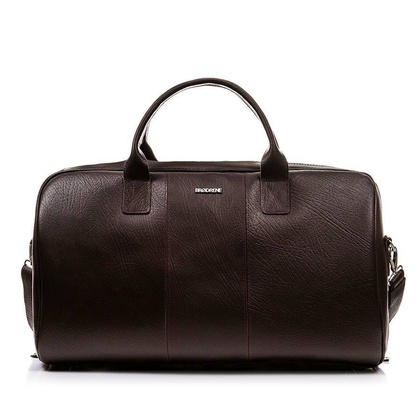 Podróżna torba ze skóry BRØDRENE cortez c10 ciemny brąz - min. zamówienie 20 / 50 / 100 szt.