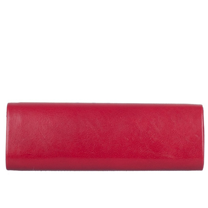 Etui na okulary skórzane KEMER OK2 Czerwone - min. zamówienie 20 / 50 / 100 szt.