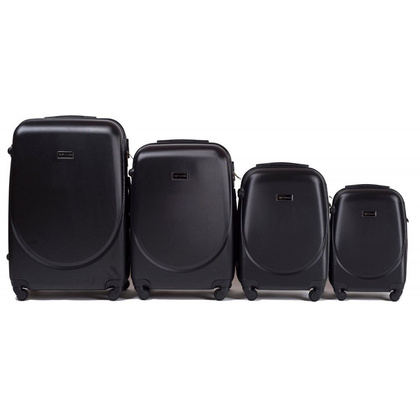 Zestaw 4 walizek WINGS 310 Czarne