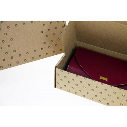 Torebka wizytowa KEMER SOLIER F15 Różowy Lakier - min. zamówienie 20 / 50 / 100 szt.