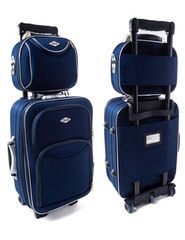 Zestaw Mała walizka PELLUCCI RGL 773 S + Kuferek S Granatowy