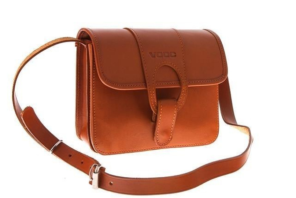 Torebka damska na ramię KEMER VOOC Vintage P28 Koniak