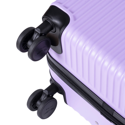 Zestaw 3 walizek WINGS TR059 L.PURPLE