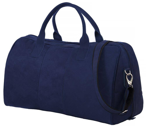 Granatowa podróżna torba weekendowa BRØDRENE BL10 Kolor wnętrza: Czarny - min. zamówienie 20 / 50 / 100 szt.